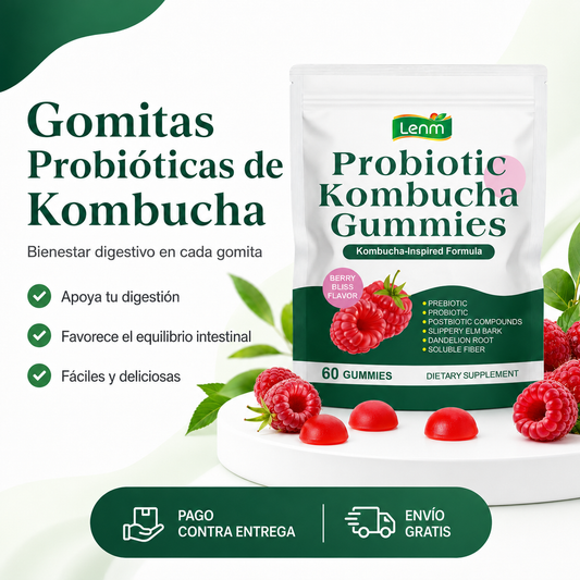 Gomitas probióticas de Kombucha